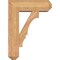 Ekena Millwork Balboa Craftsman Smooth Bracket w/ Offset Brace, Western Red Cedar, 7 1/2"W x 22"D x 30"H BKT0806X22X30BOA04SWR - alternate 3